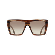 Victoria Beckham Brown Acetate Sunglasses