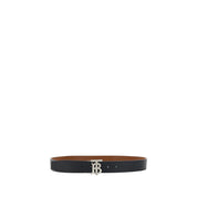 Burberry Black Calf Leather Bos Taurus Regular Belt
