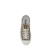 Burberry Brown Rubber Low Top Sneakers