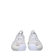 Lanvin White Leather Athletic Sneakers
