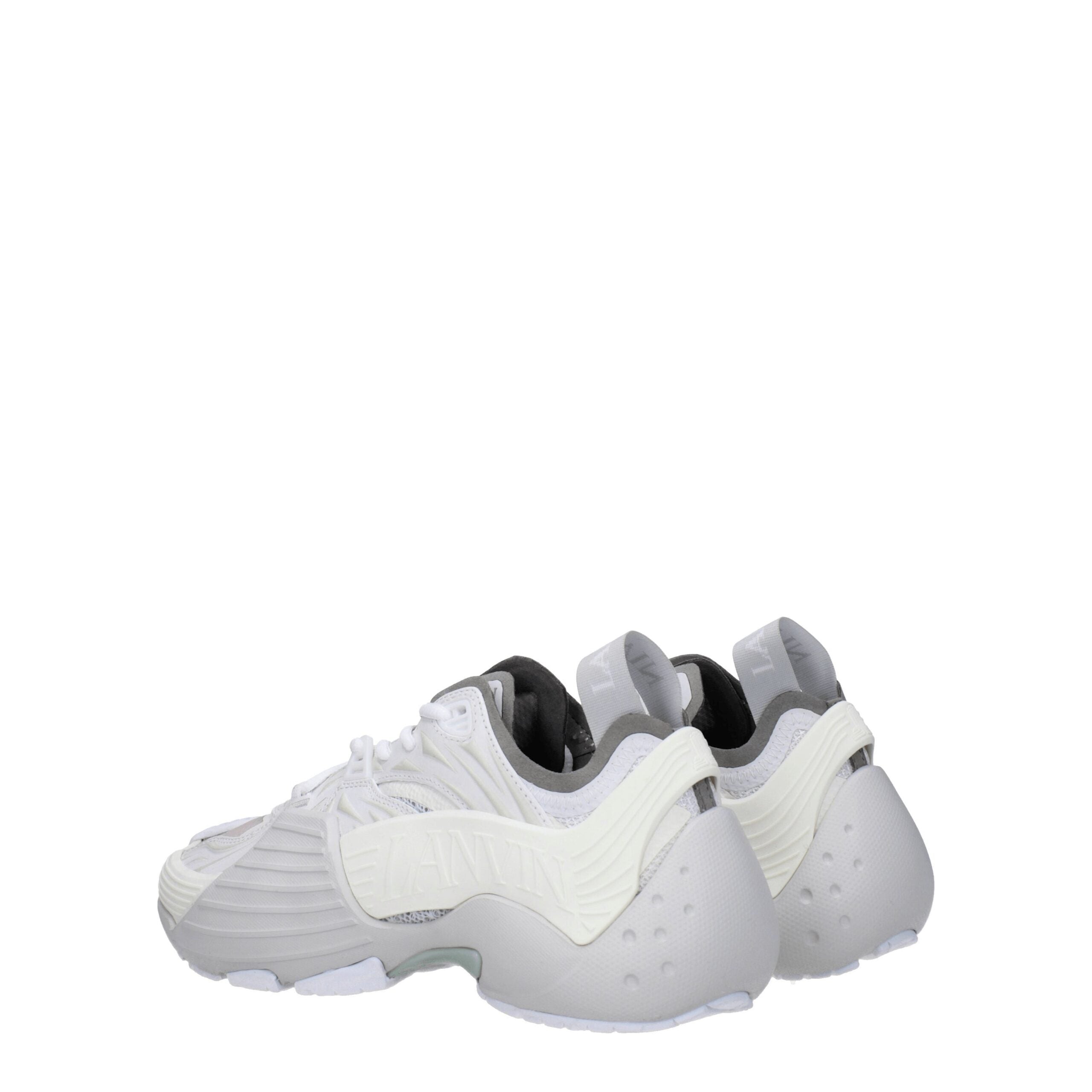 Lanvin White Leather Athletic Sneakers