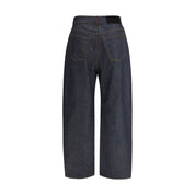 Givenchy Blue Cotton Casual Pants