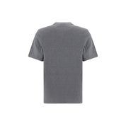 Brunello Cucinelli Gray Cotton T-Shirt
