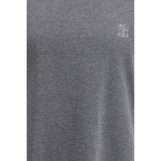Brunello Cucinelli Gray Cotton T-Shirt