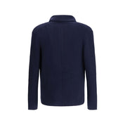 Brunello Cucinelli Blue Cotton Cardigan