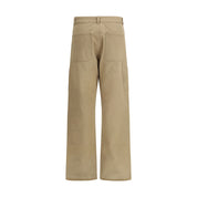 Margiela Beige Cotton Cargo Pants