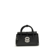 Zanellato Black Calf Leather Bos Taurus Handbag
