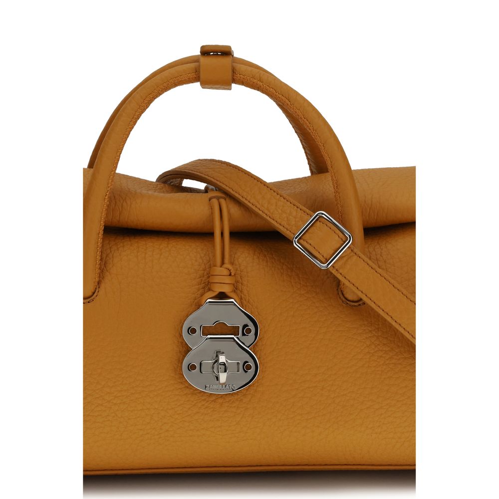 Zanellato Beige Calf Leather Bos Taurus Shoulder Bag