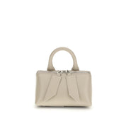 The Attico Beige Calf Leather Bos Taurus Handbag