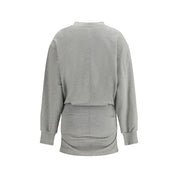 The Attico Gray Cotton Casual Dress