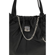 Marc Jacobs Black Calf Leather Bos Taurus Shoulder Bag
