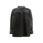 The Attico Black Denim Shirt