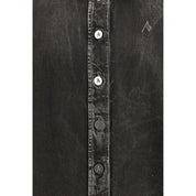 The Attico Black Denim Shirt