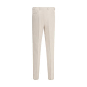 Brunello Cucinelli Cream Cotton Casual Pants