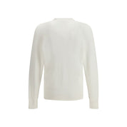 Brunello Cucinelli White Cotton Cardigan