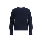 Thom Browne Blue Cotton Sweatshirt