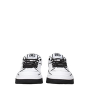 Dolce & Gabbana White Leather Sneakers