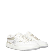 Givenchy White Leather Low Top Sneakers