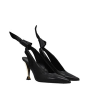 Givenchy Black Leather High Heel Pumps