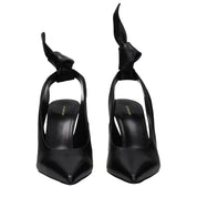 Givenchy Black Leather High Heel Pumps