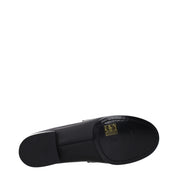 Givenchy Black Leather Slip-On Loafers
