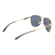 Polaroid Gold Stainless Steel Sunglasses