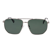Polaroid Silver Metal Sunglasses