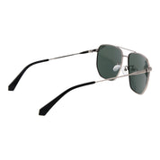 Polaroid Silver Metal Sunglasses