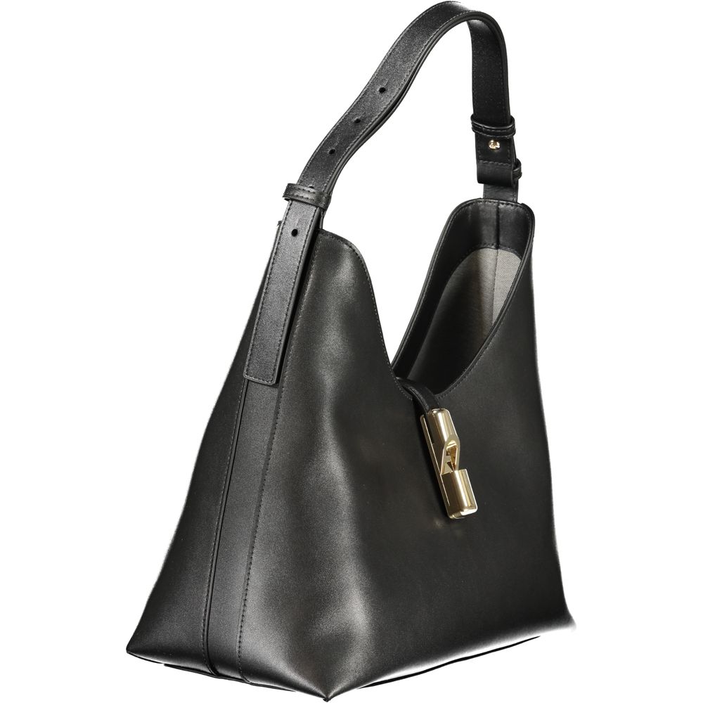 Furla Nero Leather Women Handbag