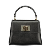 Furla Nero Leather Women Handbag