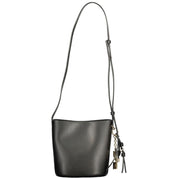 Furla Nero Leather Women Bucket Bag