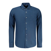 North Sails Blue Cotton Men Shirt