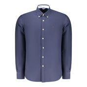North Sails Blu Cotton Men Shirt