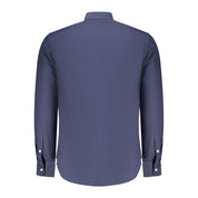 North Sails Blu Cotton Men Shirt