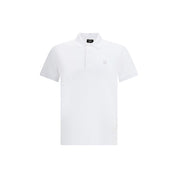 Fendi White Cotton Polo Shirt
