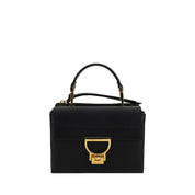 Coccinelle Black Calf Leather Bos Taurus Shoulder Bag