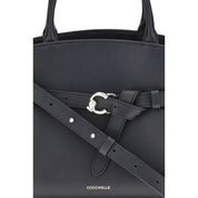 Coccinelle Black Calf Leather Bos Taurus Handbag