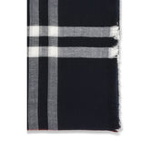 Burberry Blue Wool Scarf