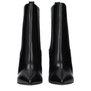 Valentino Garavani Black Leather Ankle Boots