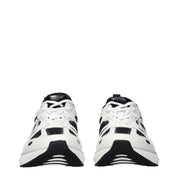 Valentino Garavani White Fabric Athletic Sneakers