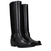 Valentino Garavani Black Leather Boots