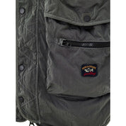 Paul & Shark Gray Polyester Sleveless Jacket