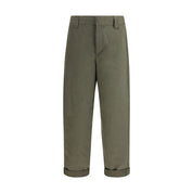 Golden Goose Green Cotton Chino Pants