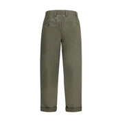 Golden Goose Green Cotton Chino Pants