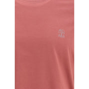 Brunello Cucinelli Red Cotton Long Sleeve T-Shirt