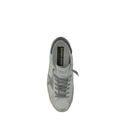 Golden Goose White Calf Leather Bos Taurus Low Top Sneakers