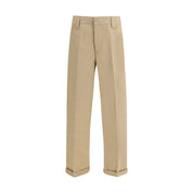 Golden Goose Bicolor Cotton Chino Pants