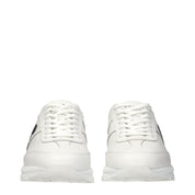 Celine White Leather Athletic Sneakers