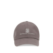 Brunello Cucinelli Brown Cotton Cap (Baseball Hat)