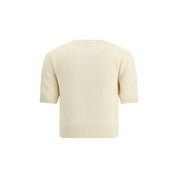 Burberry Cream Wool Sweatshirt